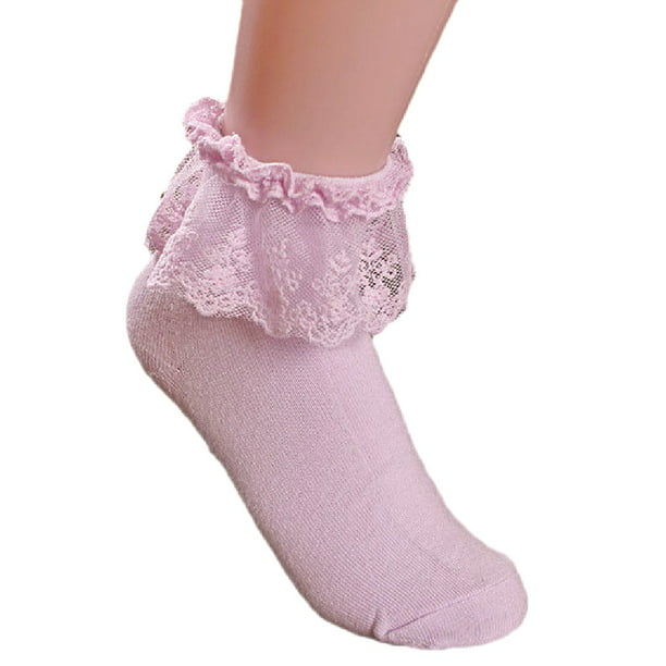 Best Lace Socks Women Princess Vintage Cute Girl Ruffle Frilly Ankle Socks*~* 